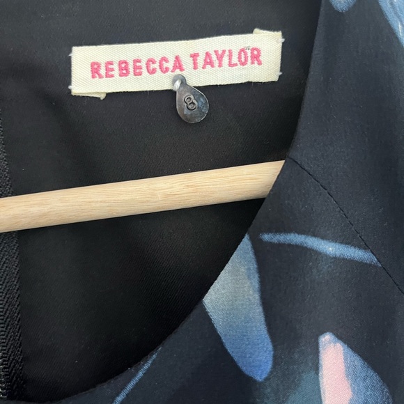 Rebecca Taylor Floral Print Silk Dress - Picture 5 of 7